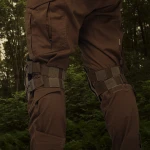 Наколінники тактичні Defcon 5. Еластичний пластик, анатомічно вигнуті. Койот 4