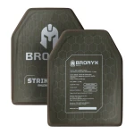 Керамічна бронеплита 5 класу Bronyx. Вага 2.98 кг. Розмір L (26х33 см) 2