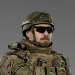 Балістичний шолом Sestan-Busch Helmet Mid Cut (BK-ACH-MC). Олива. Розмір L 5