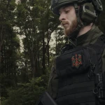 Нагрудний адмін підсумок. Cordura 1000. Кріплення Molle. Чорний 4