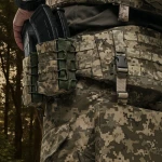 Подвійний підсумок під магазини АК/АR (тканевий). Піксель (мм-14) 7