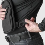 Нагрудна сумка-кобура A-line A33. Cordura 1000D. Колір Чорний 4