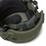 Кевларовый шлем FAST с Ops Core олива. Уровень защиты NIJ IIIA 7