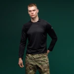 Тактична сорочка Base Combat Shirt з довгим рукавом. Чорний 2
