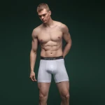 Труси чоловічі “Soldier's Boxer”. Матеріал Charged Cotton. Білі 2