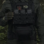 Сумка-напашник PRO. Розмір L (16х22 см). Матеріал Cordura 1000. Чорний 6