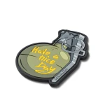 Патч (шеврон) Have a nice day від Ukrarmor. М’який ПВХ пластик 2