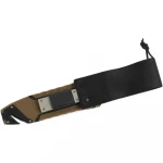 Ніж Ganzo G8012V2 коричневий з паракордом та кресалом. Вуглецева сталь 6