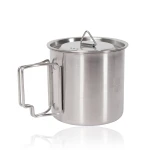 Кружка туристична Skif Outdoor Loner Cup Plus, 500 мл. Нержавіюча сталь.