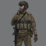 Бойовий бронежилет IBV-1. Вага 3.6 кг. Збільшена площа захисту. Піксель (мм-14). L/XL 3