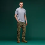 Комплект футболок Basic Military T-shirt без логотипу. Матеріал Cottone/Elastane, сірий 5