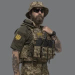 Бойовий бронежилет IBV-2 (Stanag 2920). Вага 3.7 кг. Збільшена площа захисту. Піксель (мм-14).  S/M 4