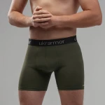 Комплект чоловічих трусів Soldier's Boxer (3 шт). Матеріал Charged Cotton. Чорний - Олива 5