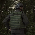 Бойовий бронежилет IBV-1. Вага 3.6 кг. Збільшена площа захисту. Олива. L/XL 11