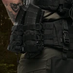 Подвійний підсумок під магазини АК/АR (тканевий). Чорний 7