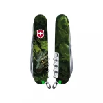 Ніж розкладний (мультитул) Victorinox® Huntsman Zodiac, 15 функцій, green wood dragon 2