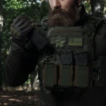 Потрійний еластичний підсумок для магазинів АК/АR відкритого типу з кріпленням MOLLE. Олива 6