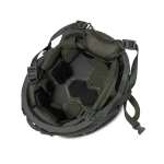 Противоударные подушки с липучками для шлемов Fast/Mich. С эффектом памяти. Олива 2