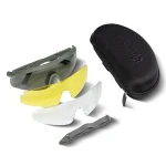 Окуляри тактичні Trevix зі змінними полікарбонатними лінзами. Сірі 8