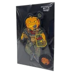 Патч (шеврон) «Малюк народжений для війни Halloween edition» від Sanchi. М’який ПВХ пластик 4