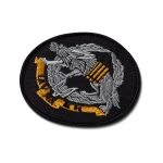 Шеврон (нашивка) «Иду на Вы» Волк ССО, 9х9 см. Черный 3