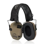 Активні навушники Walker's Razor Tan (Койот) з наголів'ям. Виробник США 2