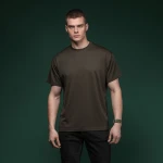 Комплект футболок (3 шт.) AIR Coolmax без логотипу. Легкі та добре відводять вологу. Ranger green 2