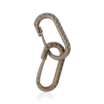 Карабін пластиковий універсальний, 60 х 40 мм. Колір Койот