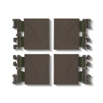 Боковые камербанды XL с баллистическими пакетами 30х15 см 1-го класса защиты. Олива 5