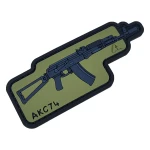 Патч (шеврон) «AKС 74» від А.Т.А.К.А. М’який ПВХ пластик. Олива 2