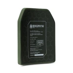 Керамічна бронеплита 6 класу Bronyx. Вага 2.9 кг. Розмір M (25х30 см) 4