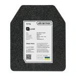 Сталева бронеплита 4 клас захисту. Вага 3.4 кг. Розмір M (25х30 см.)