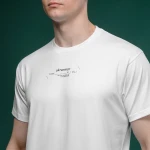 Футболка Basic Military T-Shirt з колекції NAME. Cottone/Elastane, білий 3