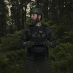 Сумка-напашник PRO 2-го класу захисту. Розмір L (16х22 см). Матеріал Cordura 1000. Чорний 6