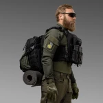 Тактичний рюкзак DP20 на 20 л. Cordura 1000D. Кріплення Molle. Чорний 9