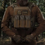 Потрійний еластичний підсумок для магазинів АК/АR відкритого типу з кріпленням MOLLE. Койот 3