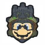 Патч (шеврон) «Бойовий Маріо V2» від А.Т.А.К.А. М’який ПВХ пластик