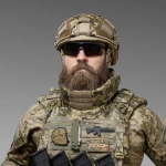 Маскувальний кавер на шолом (універсальний). Піксель (мм-14). Розмір M 4