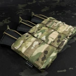 Тройной подсумок для магазинов АК-3 Gen.2. А.Т.А.А.К.А. Cordura 500D. Мультикам 6