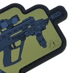 Патч (шеврон) «Вулкан-М (Малыш)» от А.Т.А.К.А. Мягкий ПВХ пластик. Олива 3