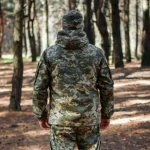 Куртка тактична з капюшоном. Тканина Саржа,  піксель (мм-14) 4