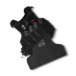 Бойовий бронежилет IBV-1. Вага 3.6 кг. Збільшена площа захисту. Чорний. L/XL 15