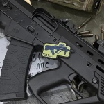 Патч (шеврон) «Вулкан-М (Малыш)» от А.Т.А.К.А. Мягкий ПВХ пластик. Олива 7