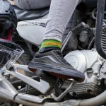 Шкарпетки водонепроникні Dexshell Running з помаранчевими смугами 2