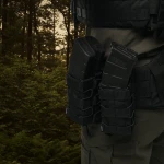 Подвійний підсумок під магазини АК/АR (тканевий). Чорний 3