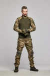 Тактична сорочка UBACS ЗСУ. Основа Coolmax, рукава Rip-Stop. Піксель 8
