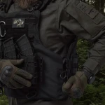 Бойовий бронежилет IBV-1. Вага 3.1 кг. Збільшена площа захисту. Чорний. S/M 4