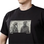 Футболка чоловіча Basic Military T-Shirt. Gasmask Grins. Cottone/Elastane, чорний 4