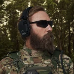 Активні навушники Walker's Razor Black (Чорний) з наголів'ям. Виробник США 4