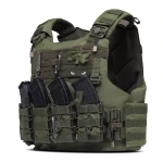 Бойовий бронежилет IBV-2 (Stanag 2920). Вага 3.7 кг. Збільшена площа захисту. Олива. S/M